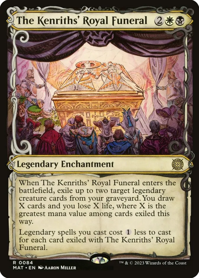2023 March of the Machine: The Aftermath The Kenriths' Royal Funeral rare #84 rare card image