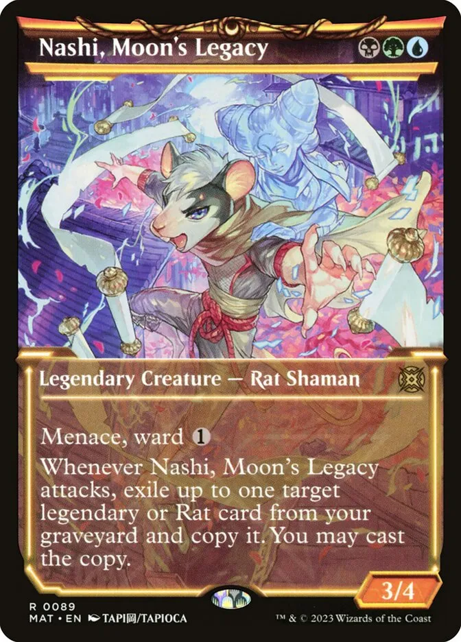 2023 March of the Machine: The Aftermath Nashi, Moon's Legacy rare #89 rare card image