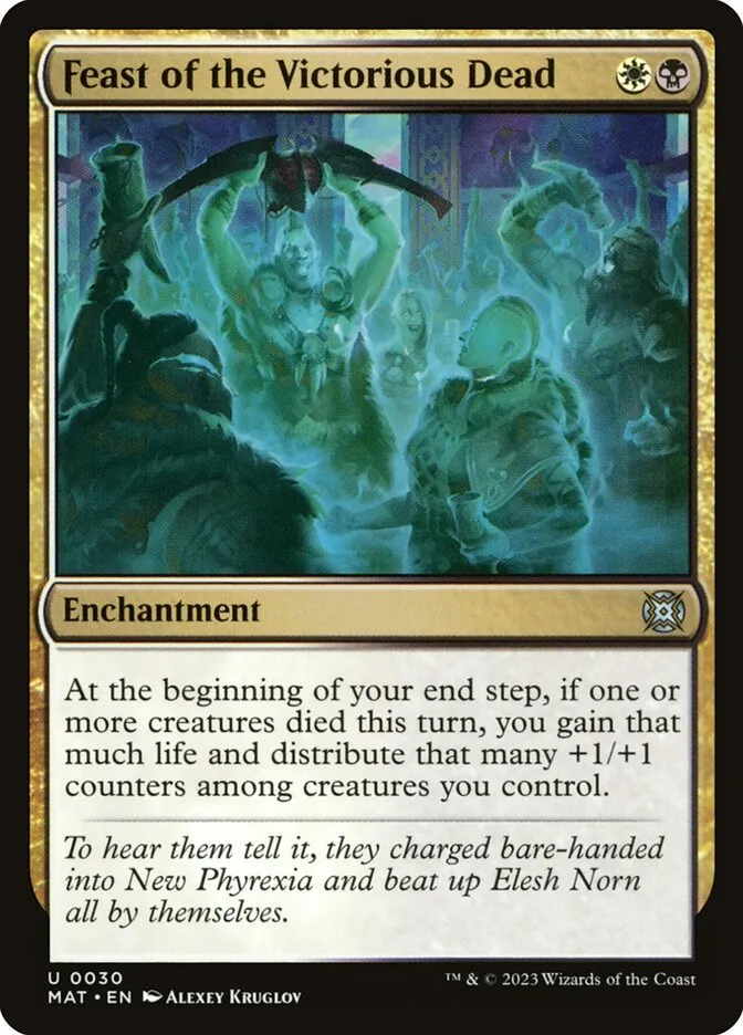 2023 March of the Machine: The Aftermath Feast of the Victorious Dead uncommon #30 uncommon card image