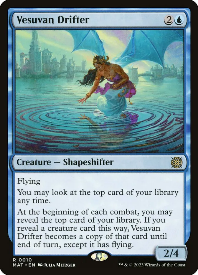 2023 March of the Machine: The Aftermath Vesuvan Drifter rare #10 rare card image