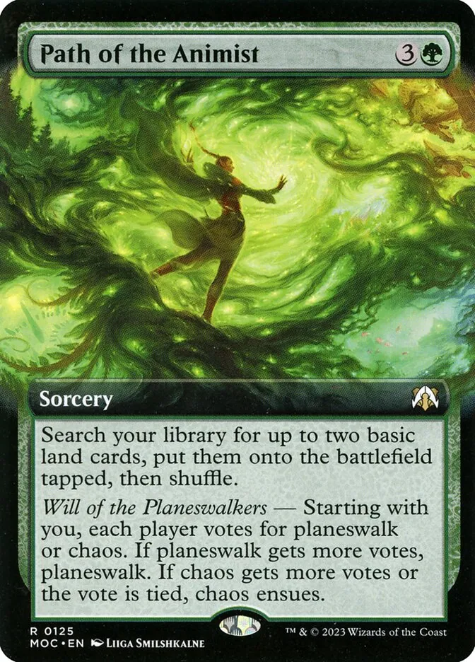 2023 March of the Machine Commander Path of the Animist #125 rare card image