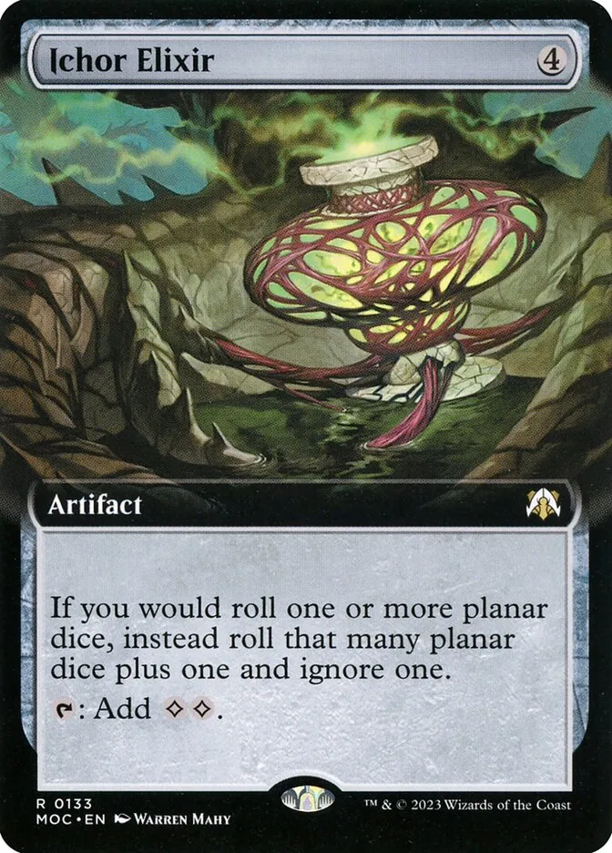 2023 March of the Machine Commander Ichor Elixir #133 rare card image