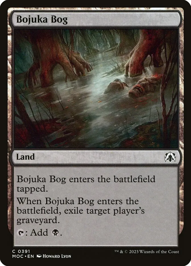 2023 March of the Machine Commander Bojuka Bog #391 common card image