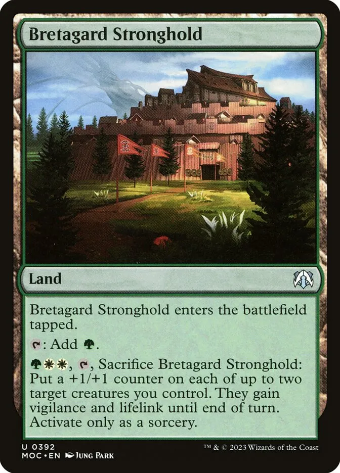 2023 March of the Machine Commander Bretagard Stronghold uncommon #392 uncommon card image