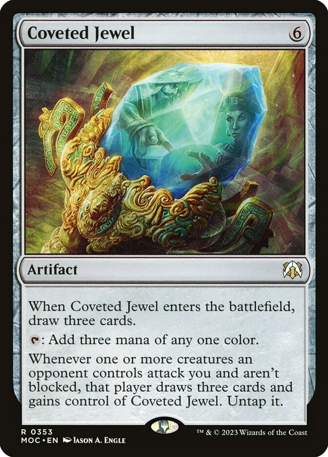 2023 March of the Machine Commander Coveted Jewel #353 rare card image