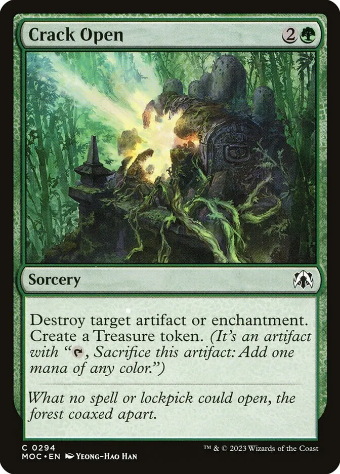 2023 March of the Machine Commander Crack Open #294 common card image