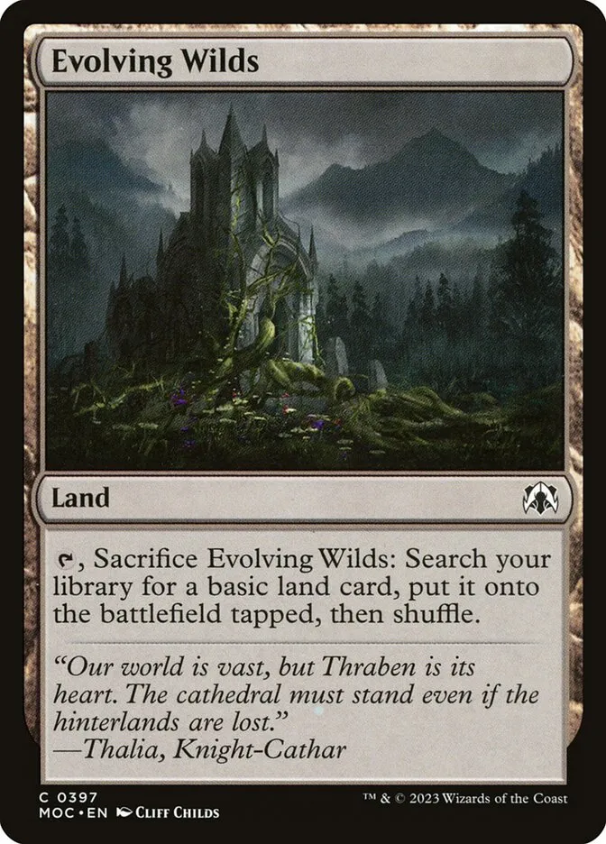 2023 March of the Machine Commander Evolving Wilds #397 common card image
