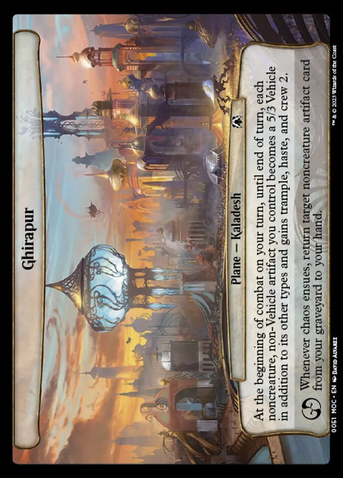 2023 March of the Machine Commander Ghirapur #51 common card image