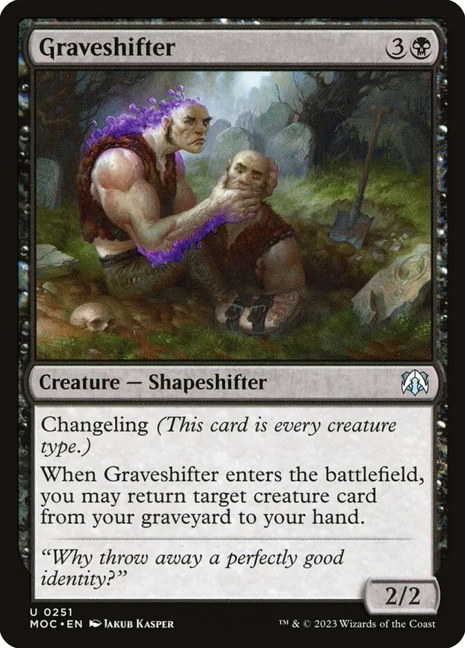 2023 March of the Machine Commander Graveshifter uncommon #251 uncommon card image