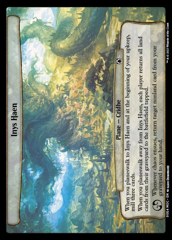 2023 March of the Machine Commander Inys Haen #54 common card image