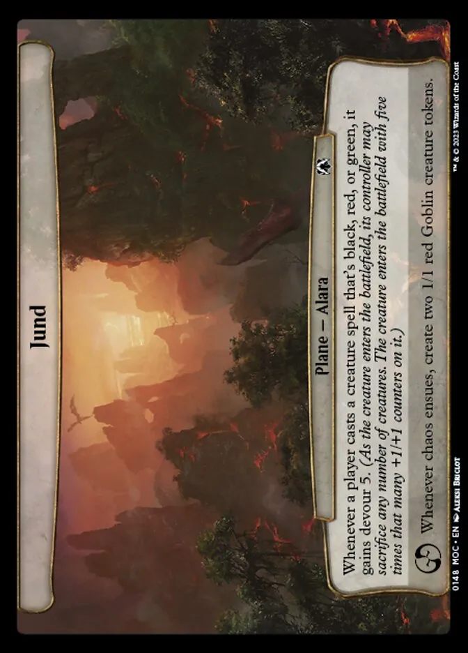 2023 March of the Machine Commander Jund #148 common card image
