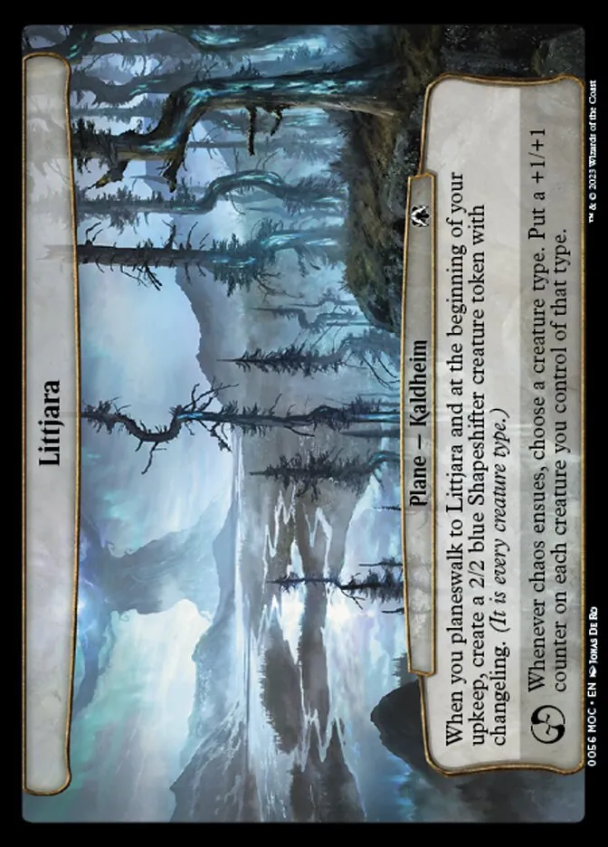 2023 March of the Machine Commander Littjara #56 common card image