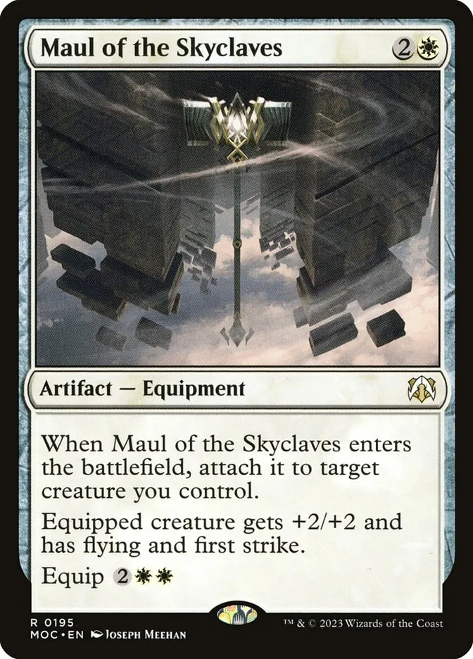 2023 March of the Machine Commander Maul of the Skyclaves #195 rare card image