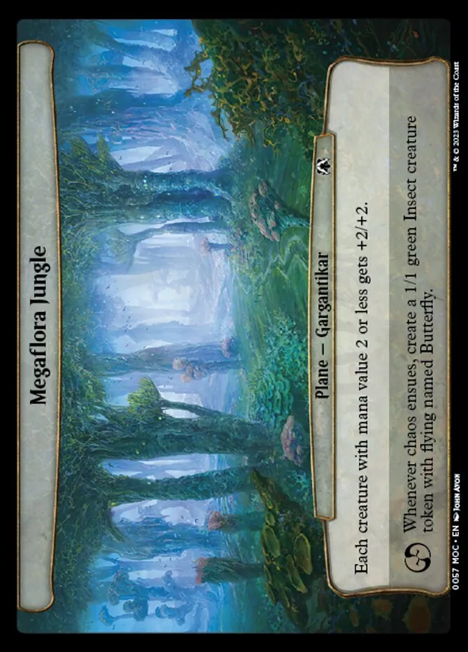 2023 March of the Machine Commander Megaflora Jungle #57 common card image