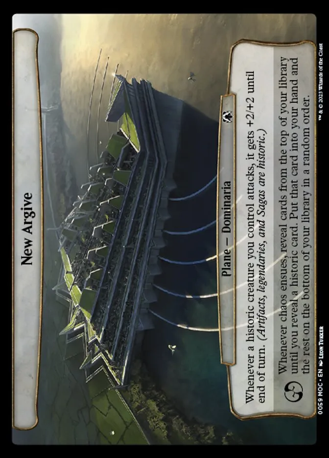 2023 March of the Machine Commander New Argive #59 common card image