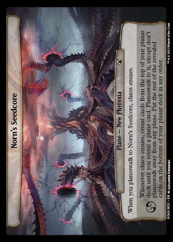 2023 March of the Machine Commander Norn's Seedcore #60 common card image