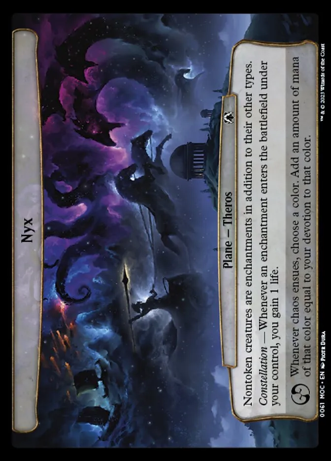 2023 March of the Machine Commander Nyx #61 common card image