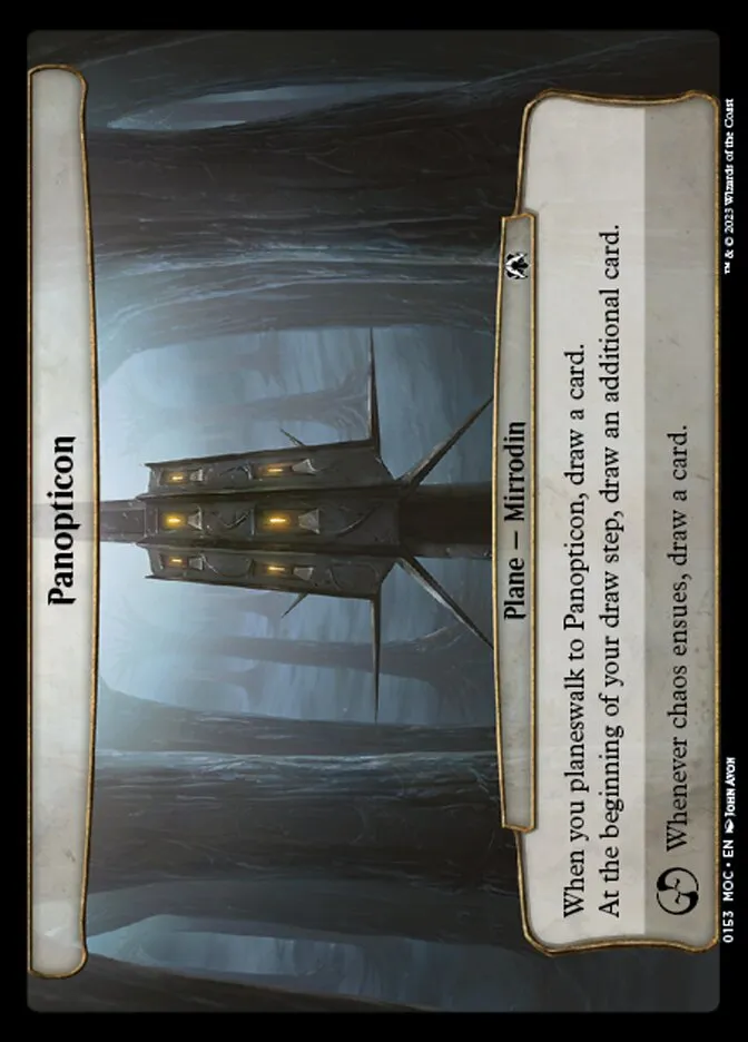 2023 March of the Machine Commander Panopticon #153 common card image