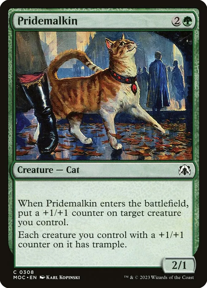 2023 March of the Machine Commander Pridemalkin #308 common card image