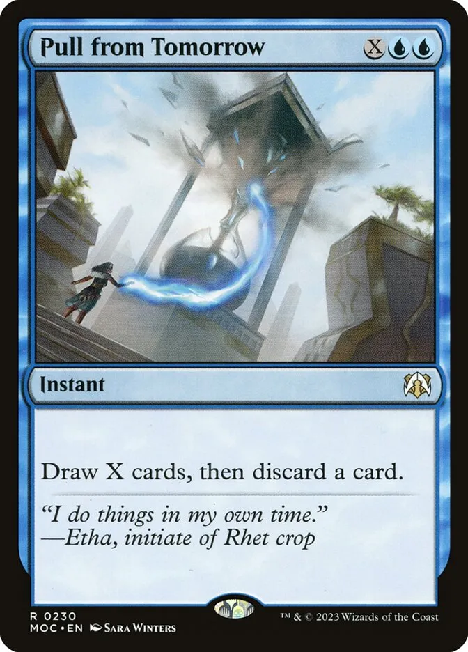 2023 March of the Machine Commander Pull from Tomorrow #230 rare card image