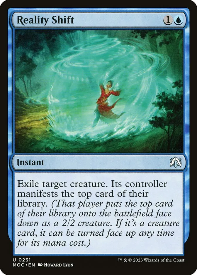 2023 March of the Machine Commander Reality Shift uncommon #231 uncommon card image