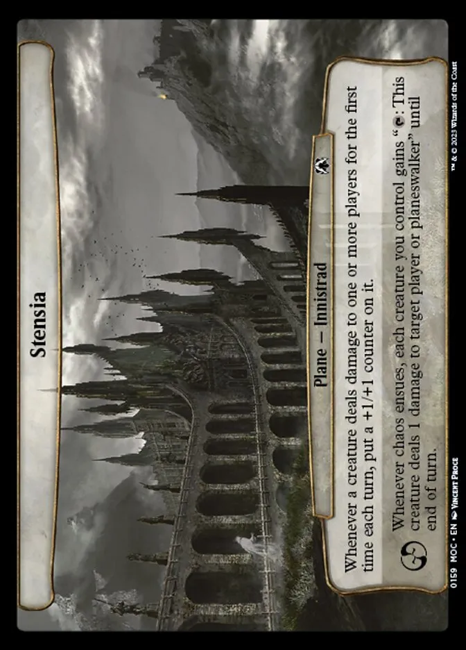 2023 March of the Machine Commander Stensia #159 common card image