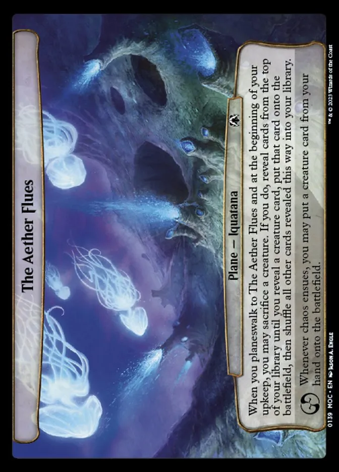 2023 March of the Machine Commander The Aether Flues #139 common card image