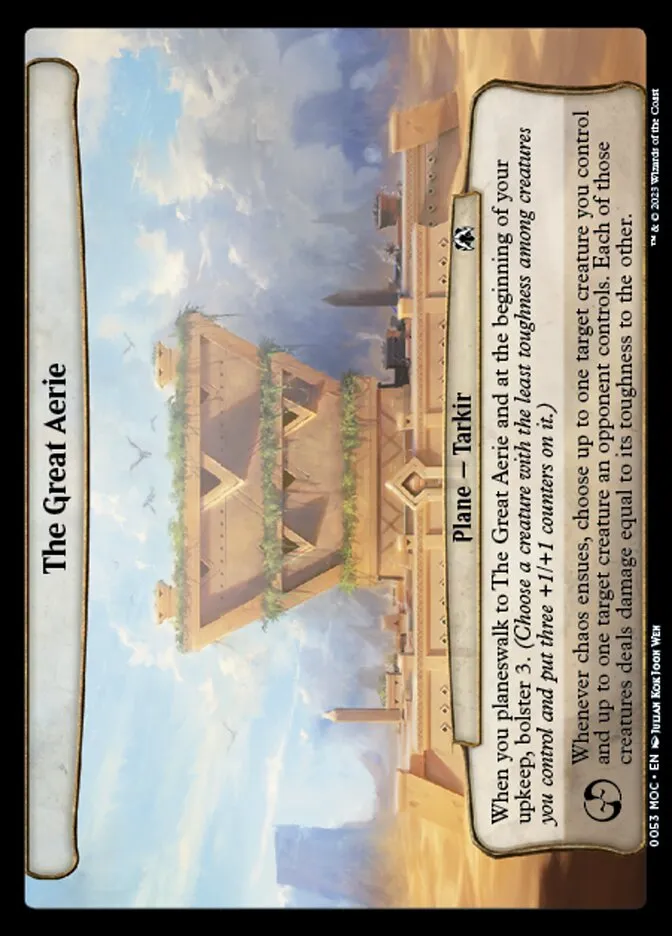 2023 March of the Machine Commander The Great Aerie #53 common card image