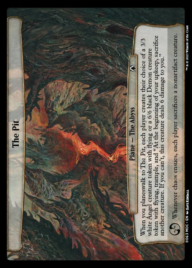 2023 March of the Machine Commander The Pit #63 common card image