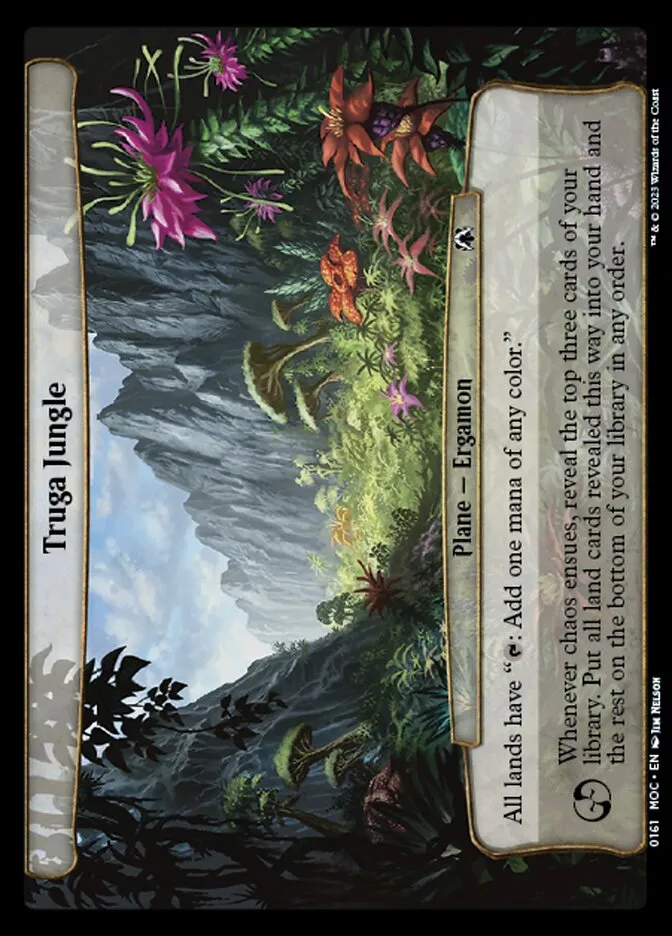 2023 March of the Machine Commander Truga Jungle #161 common card image