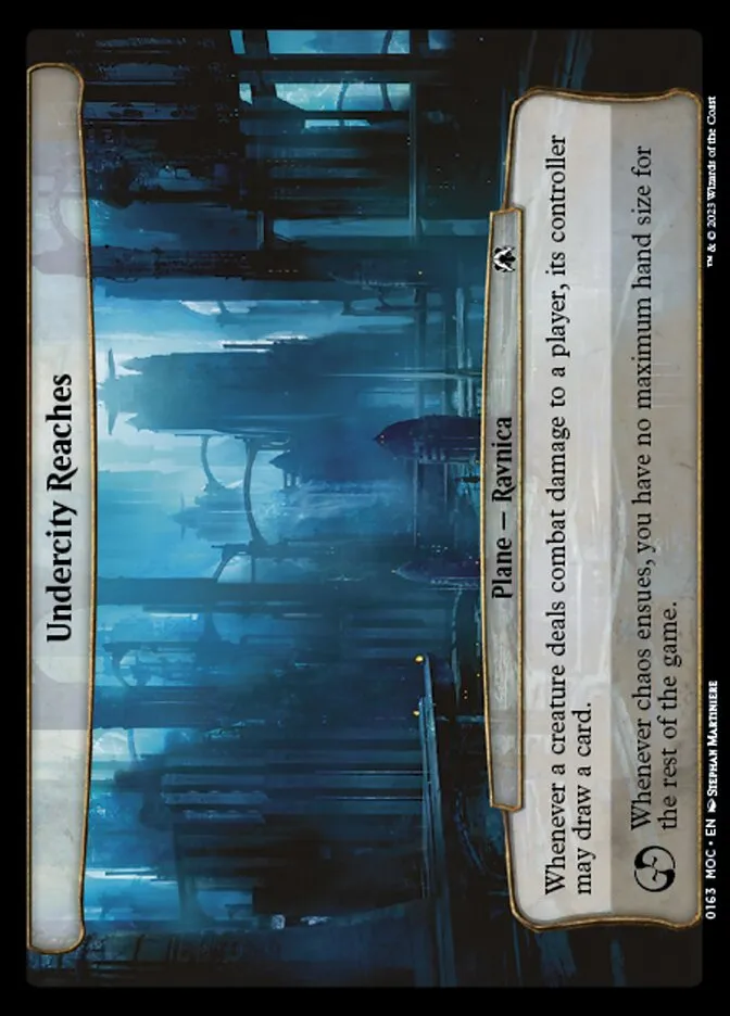 2023 March of the Machine Commander Undercity Reaches #163 common card image