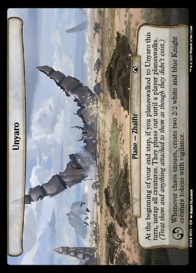 2023 March of the Machine Commander Unyaro #68 common card image