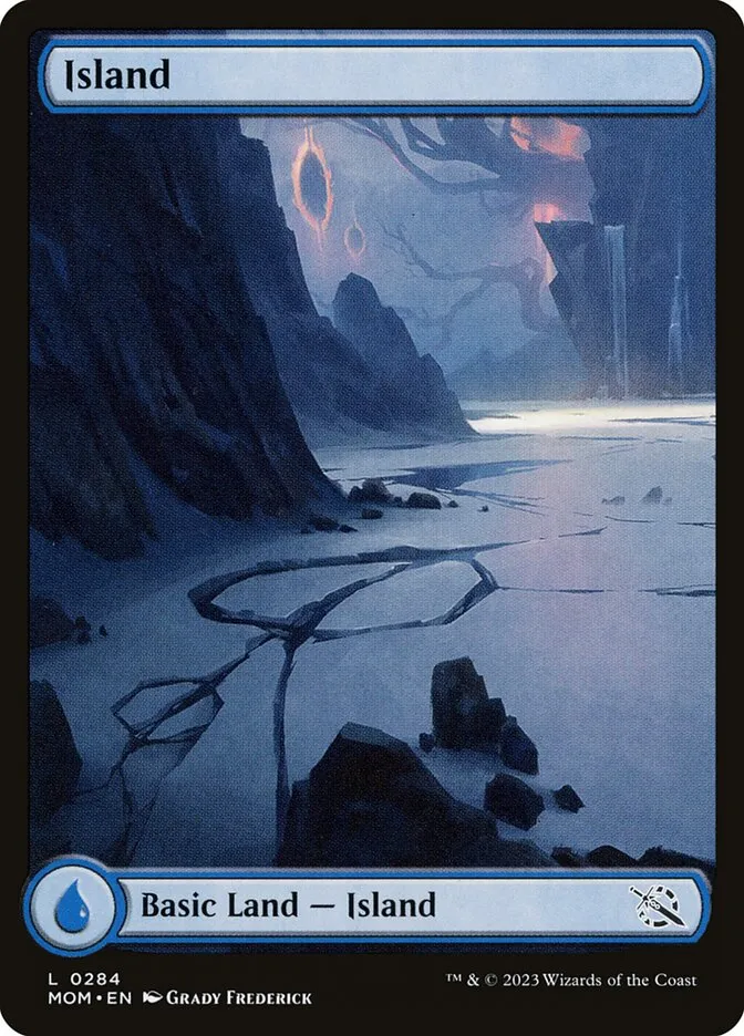 2023 March of the Machine Island #284 common card image