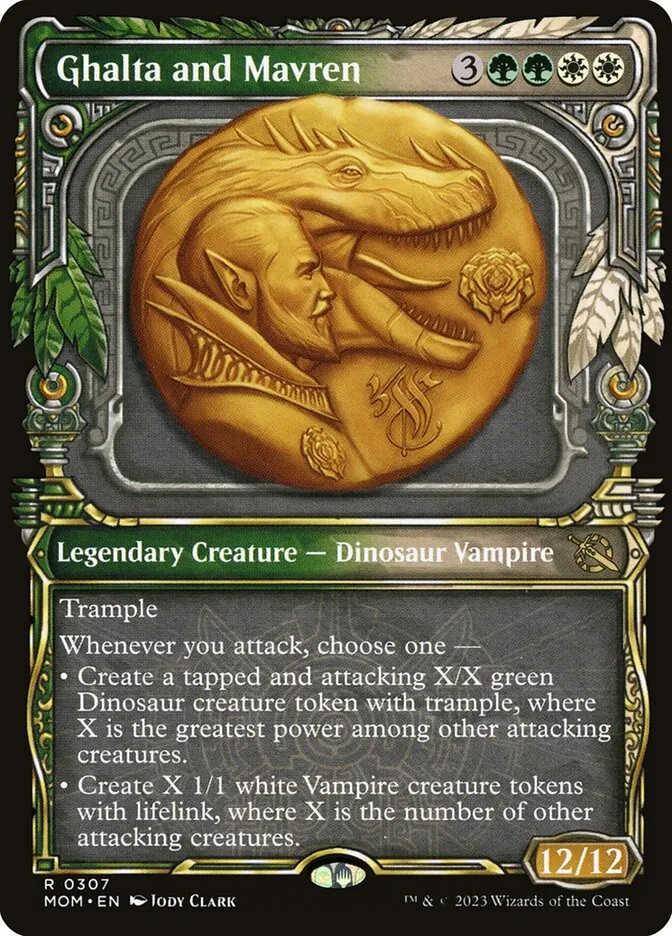 2023 March of the Machine Ghalta and Mavren #307 rare card image