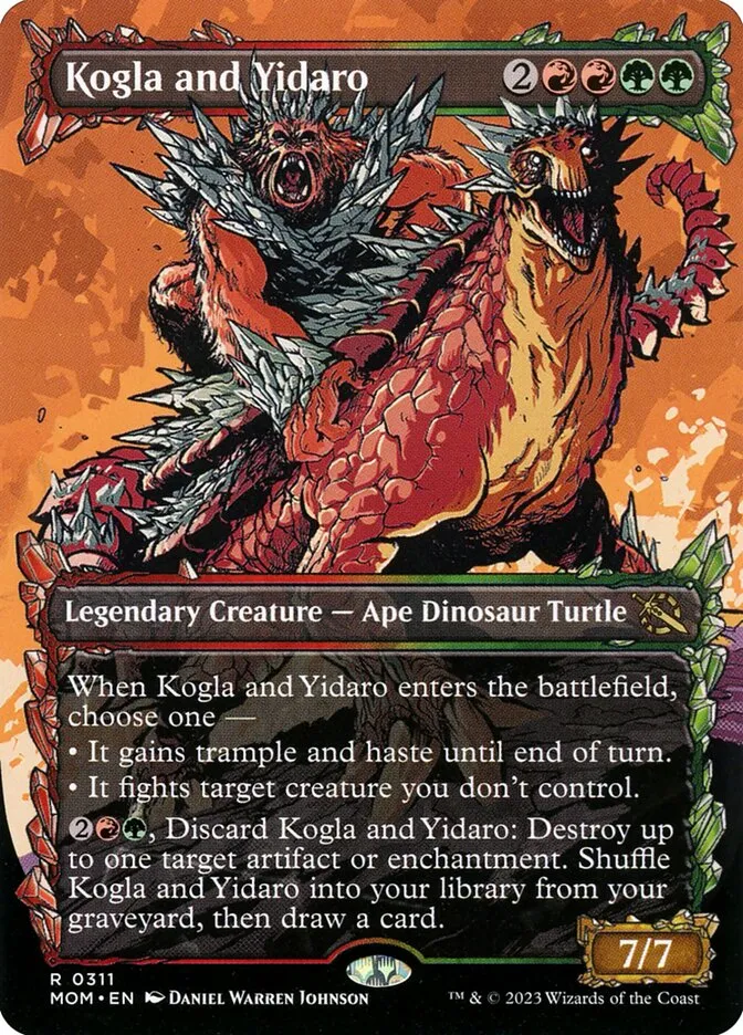 2023 March of the Machine Kogla and Yidaro #311 rare card image