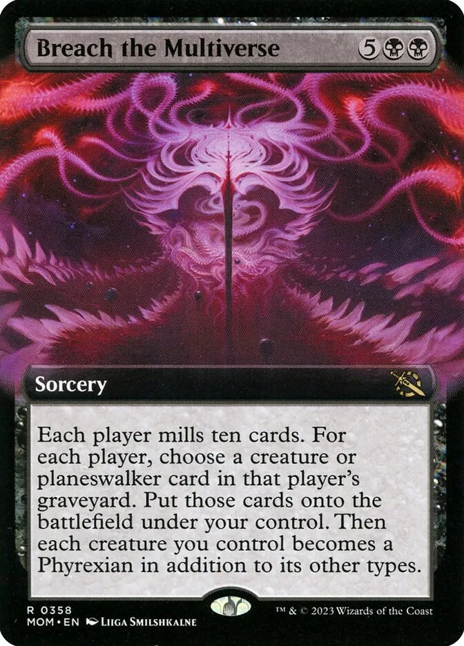 2023 March of the Machine Breach the Multiverse #358 rare card image
