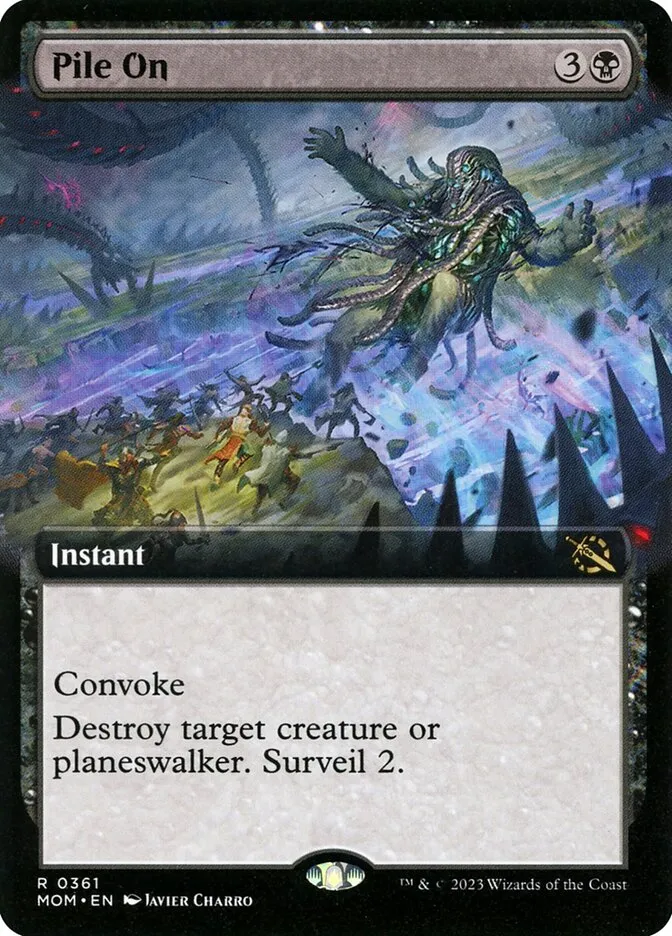 2023 March of the Machine Pile On #361 rare card image