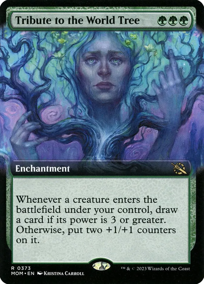 2023 March of the Machine Tribute to the World Tree #373 rare card image
