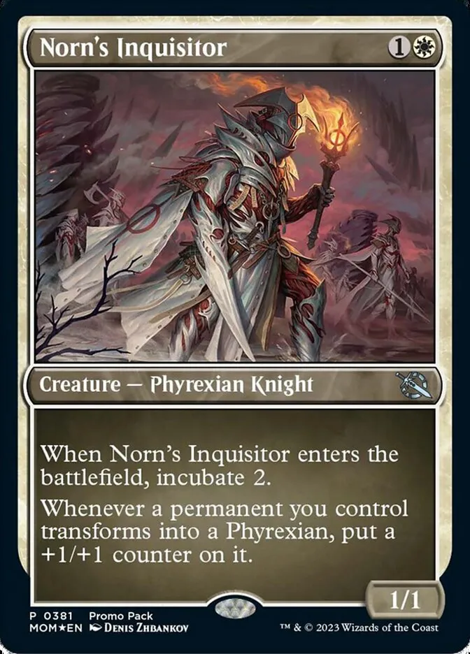 2023 March of the Machine Norn's Inquisitor #381 uncommon card image