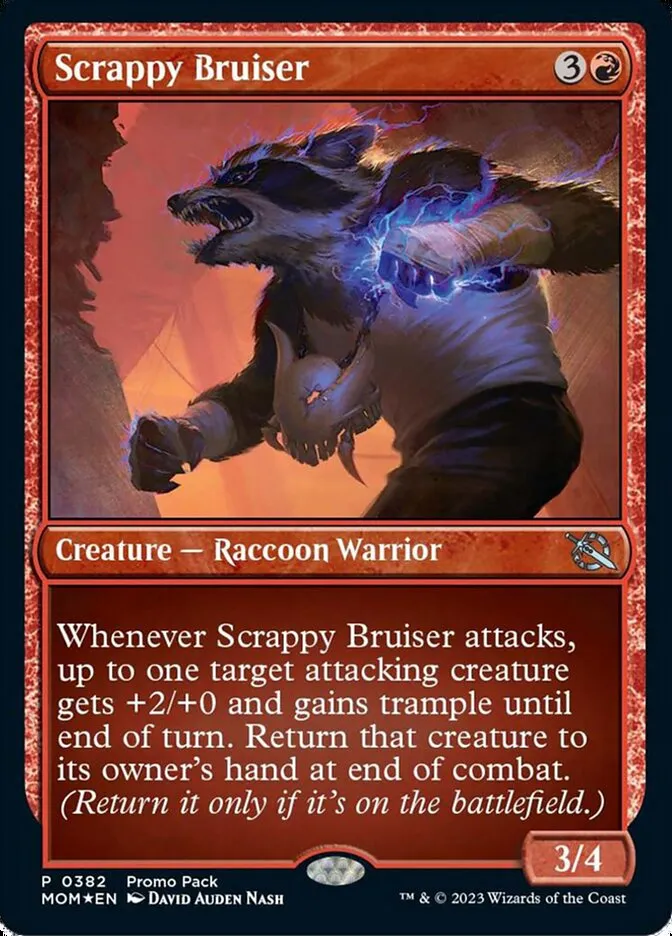2023 March of the Machine Scrappy Bruiser #382 uncommon card image