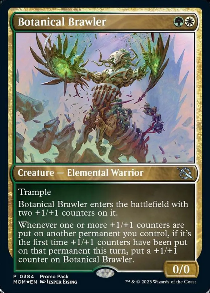 2023 March of the Machine Botanical Brawler #384 uncommon card image