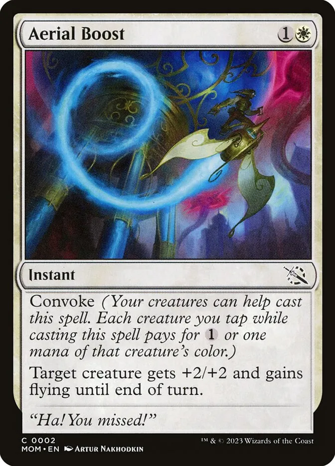 2023 March of the Machine Aerial Boost #2 common card image