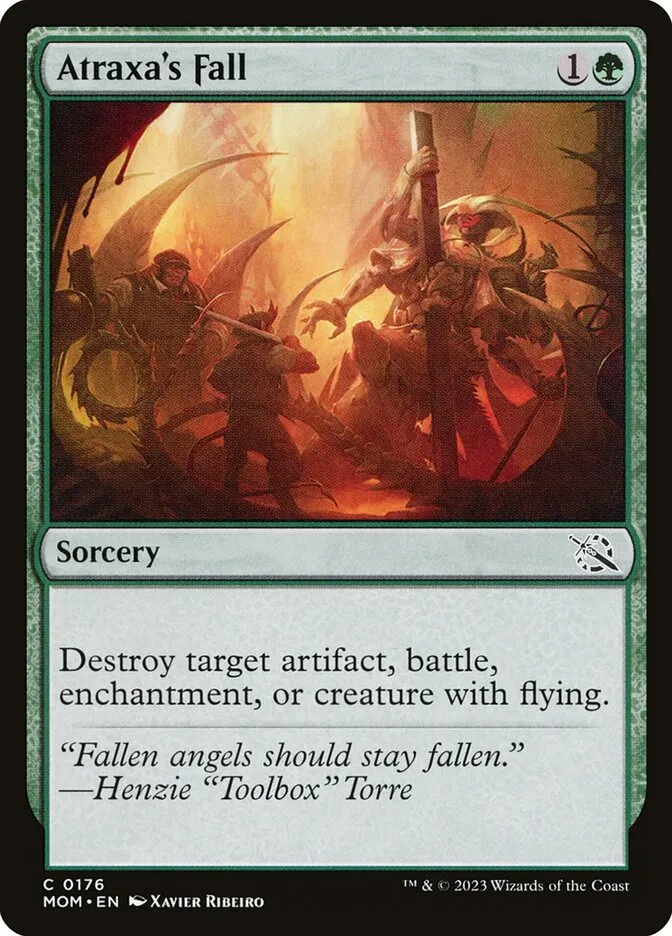 2023 March of the Machine Atraxa's Fall common #176 common card image