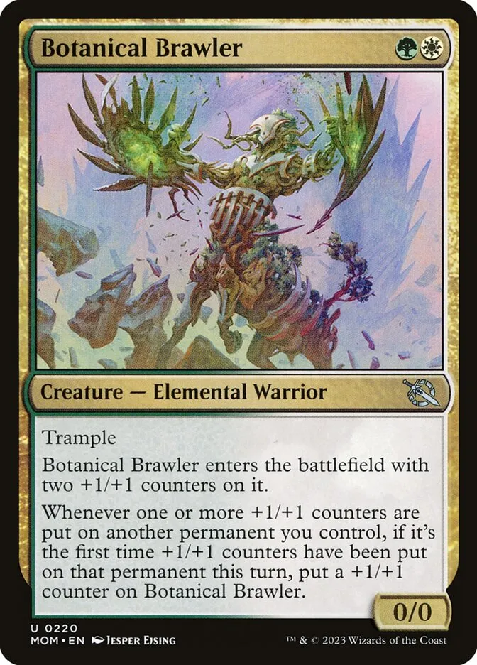 2023 March of the Machine Botanical Brawler uncommon #220 uncommon card image