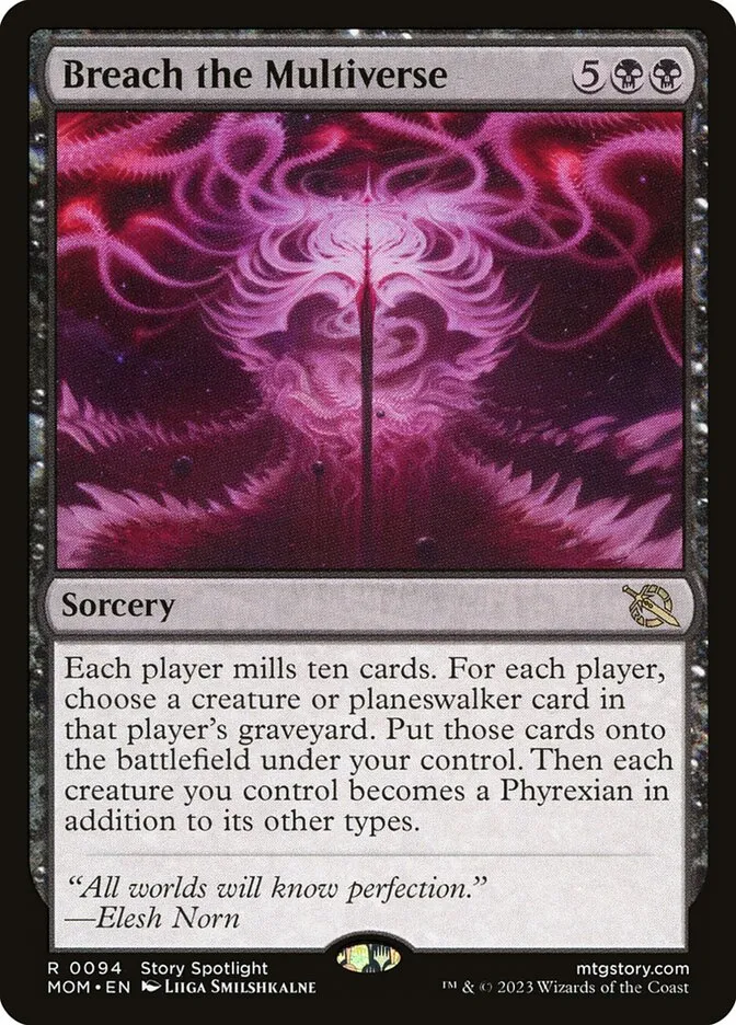 2023 March of the Machine Breach the Multiverse #94 rare card image