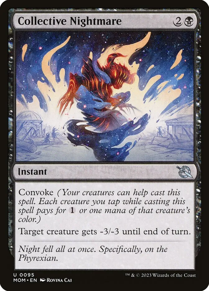 2023 March of the Machine Collective Nightmare uncommon #95 uncommon card image