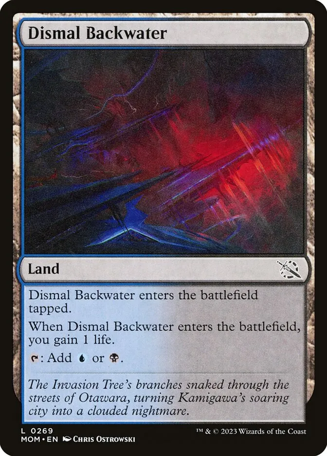 2023 March of the Machine Dismal Backwater #269 common card image