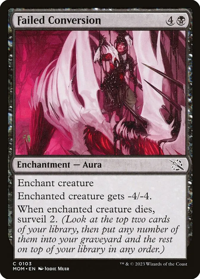2023 March of the Machine Failed Conversion common #103 common card image