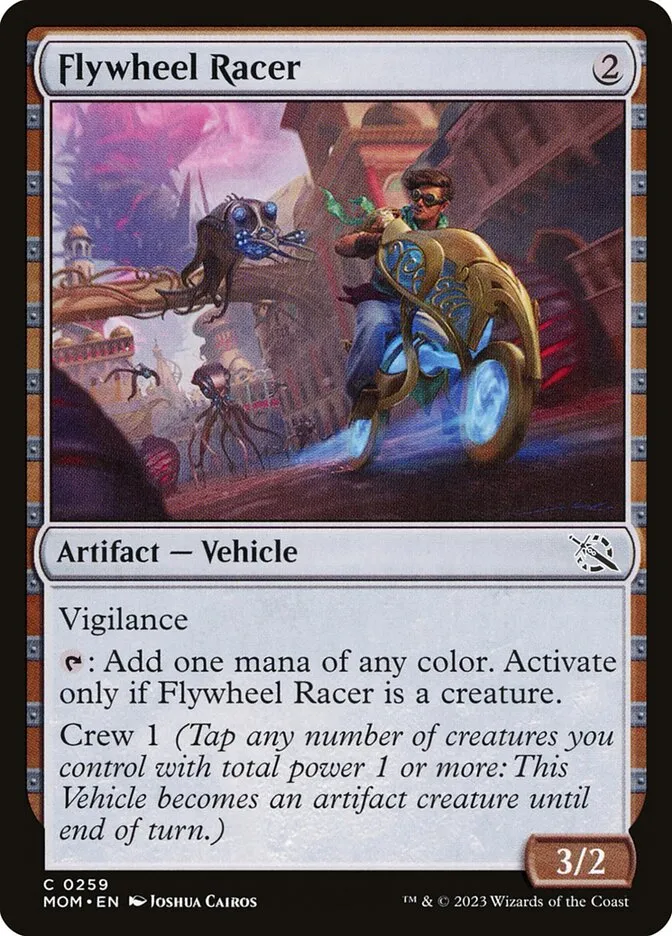 2023 March of the Machine Flywheel Racer #259 common card image