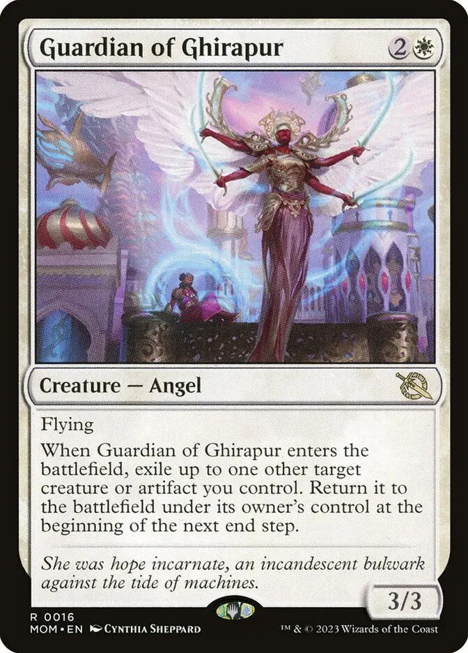 2023 March of the Machine Guardian of Ghirapur rare #16 rare card image